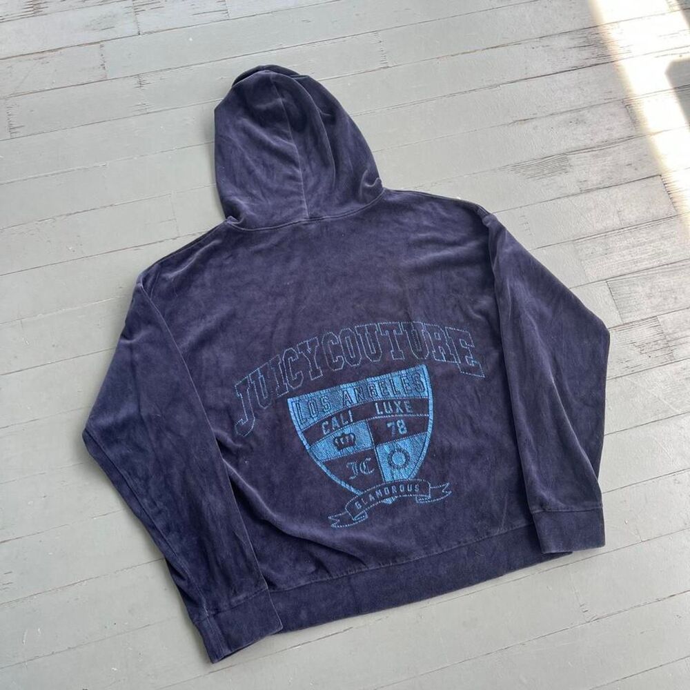 Juicy Couture Velour Streetwear Y2K Hoodie